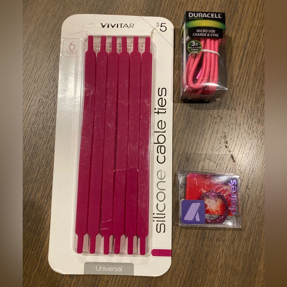 Cell Phone Accessories Cable Ties & Cell Ring